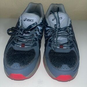 ASICS women’s Blue and Red Athletic Shoes